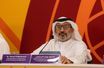 Youssef Al-Maslamani, lors d'une conférence de presse à Doha.