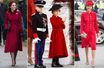 Kate Middleton et la princesse Gabriella de Monaco dans des manteaux rouges similaires