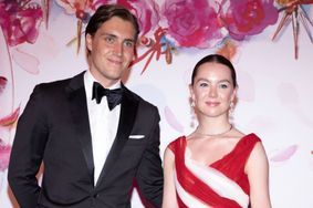 Ben Strautmann et la princesse Alexandra au 66ème Bal de la Rose, le 8 juillet 2022 à Monaco.