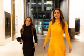 La reine Rania de Jordanie et sa fille aînée la princesse Iman à New York, le 15 septembre 2022