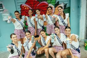 Les Miss régionales lors de leur voyage en Guadeloupe pour se préparer à l'élection de Miss France 2023 qui se tiendra le 17 décembre à Châteauroux.