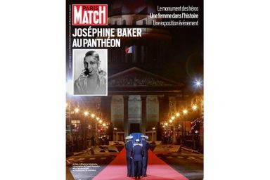 Joséphine Baker en couverture du supplément que publie Paris Match.
