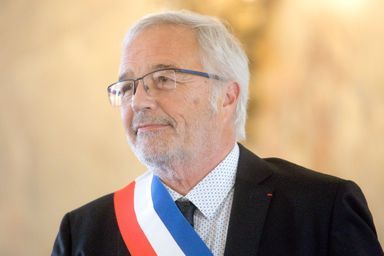 François Rebsamen, début juillet lors de son discours d'investiture de Dijon.