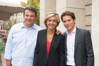 Thierry Solère, Valérie Pécresse et Geoffroy Didier à Paris, en août dernier.
