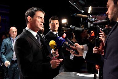 Manuel Valls après le deuxième débat de la primaire de la gauche.