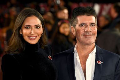 Simon Cowell et sa fiancée Lauren Silverman ici le 12 novembre 2019, à Londres.