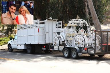 Mariage de Britney Spears, carrosse blanc et défilé de stars
