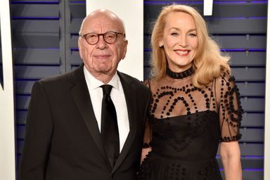 Rupert Murdoch et Jerry Hall en février 2019.
