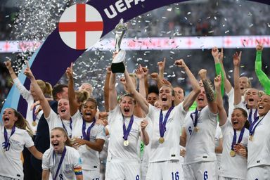 Les Anglaises ont remporté l'Euro dimanche à Wembley.