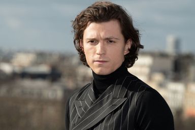 Tom Holland à Paris, pour la sortie du film "Uncharted", le 11 février 2022.