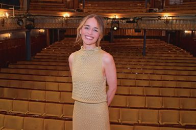 Emilia Clarke au Harold Pinter Theatre où elle joue «La mouette » de Tchekhov, revisitée