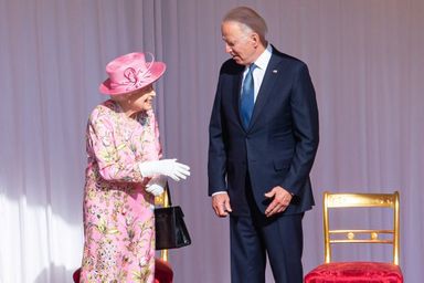 Elizabeth II et Joe Biden en juin 2021.