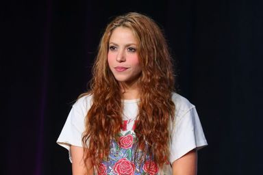 Shakira lors d'une conférence de presse, le 30 janvier 2020, au Hilton Downtown, à Miami.