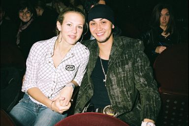 Lorie et Billy Crawford au théâtre Mogador, en novembre 2003.