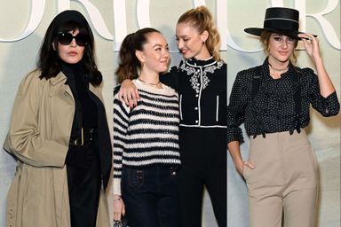 Isabelle Adjani, Beatrice Borromeo et sa belle-soeur Alexandra de Hanovre, Shailene Woodley... Les célébrités au premier rang du défilé Dior printemps-été 2023, à Paris, le 27 septembre 2022.