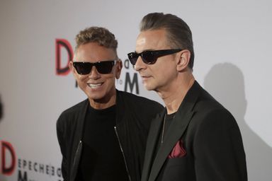 Martin Gore et Dave Gahan, à Berlin le 4 octobre 2022