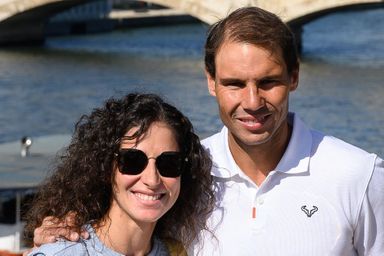 Xisca Perello et Rafael Nadal en juin 2022 à Paris.