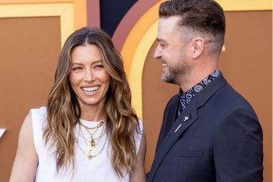 Jessica Biel et Justin Timberlake à la première du film "Candy", à Los Angeles, le 9 mai 2022.