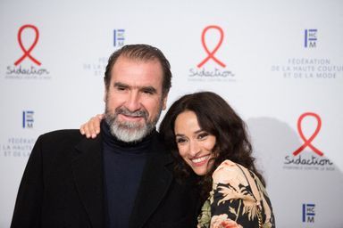 Eric Cantona et Rachida Brakni, en 2020.