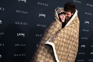 Billie Eilish et son compagnon Jesse Rutherford au LACMA Art + Film gala, à Los Angeles le 5 novembre 2022.