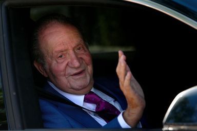 L’ex-roi Juan Carlos d’Espagne à Madrid, le 23 mai 2022