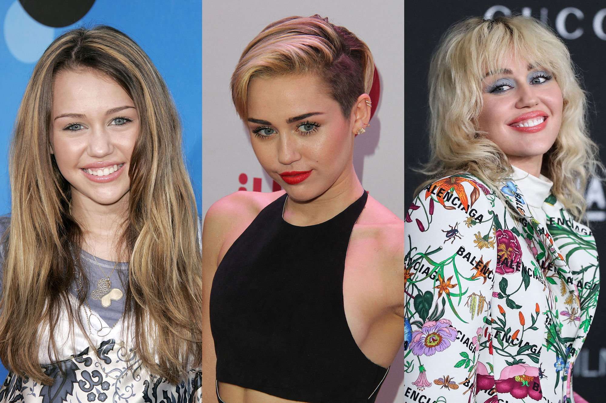 L'évolution de Miley Cyrus au fil des années