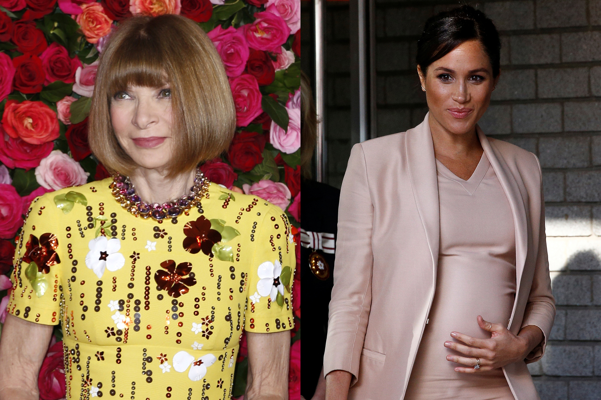 Anna Wintour, fan des looks de grossesse de Meghan Markle
