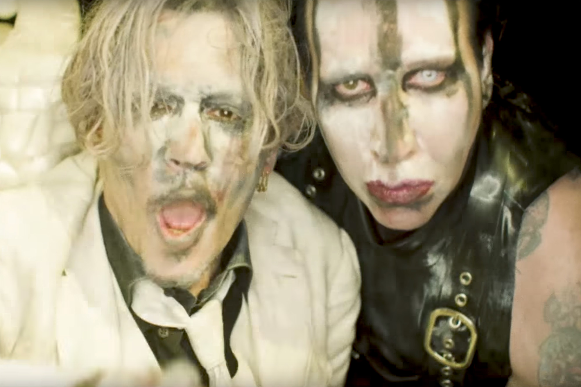 Johnny Depp, affreusement effrayant dans le clip de Marilyn Manson