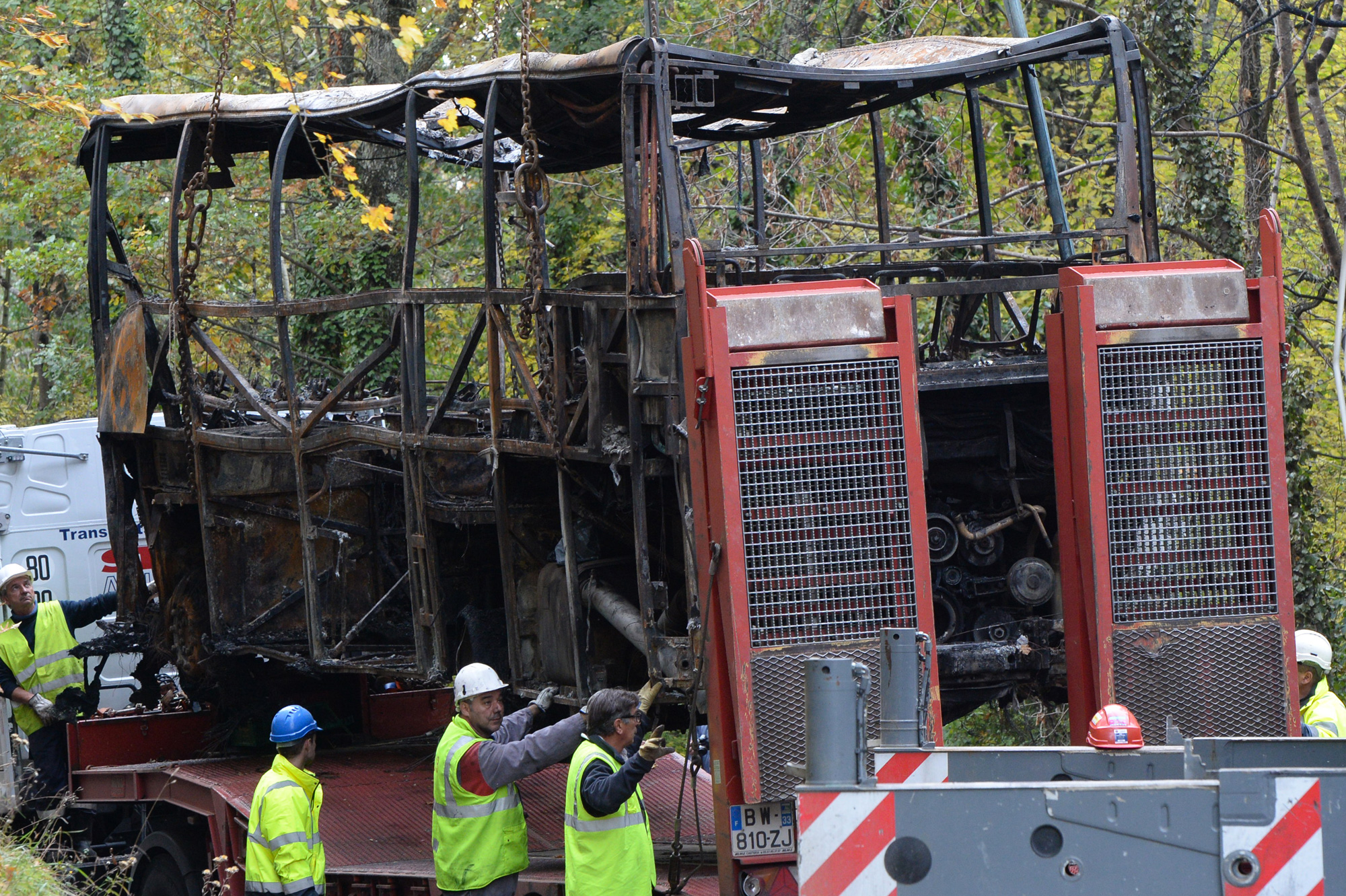 Accident de car de Puisseguin le réservoir du camion n'était "pas
