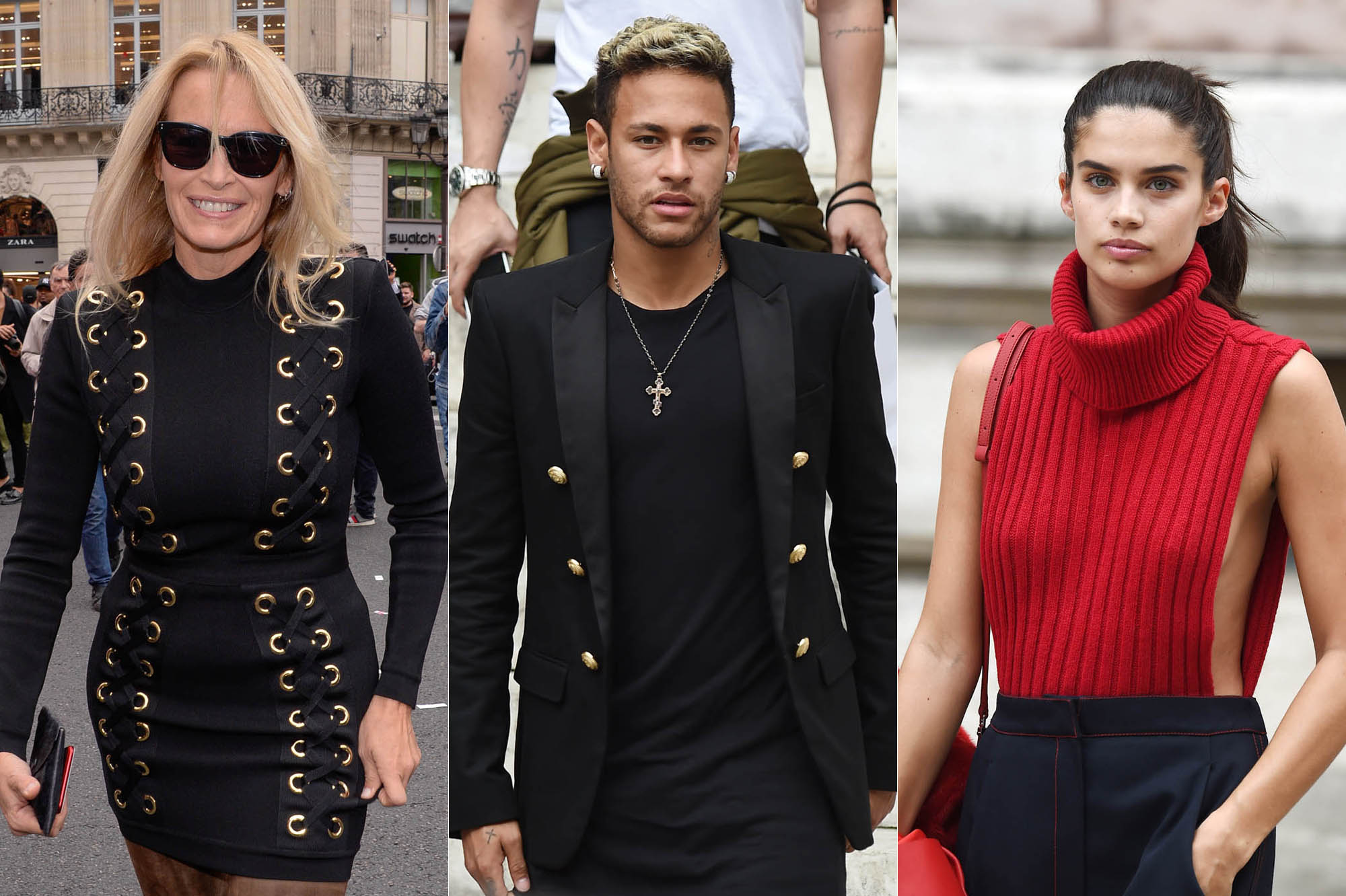 Neymar, Estelle Lefébure… Les stars au défilé Balmain