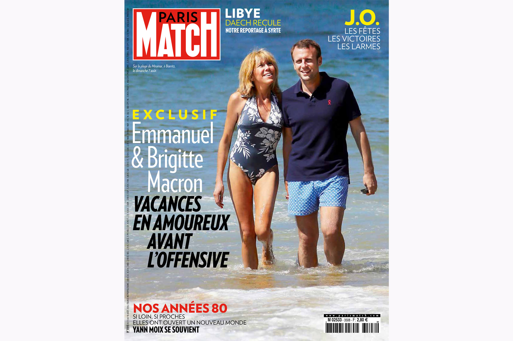 Exclusif Emmanuel et Brigitte Macron, vacances en amoureux avant l