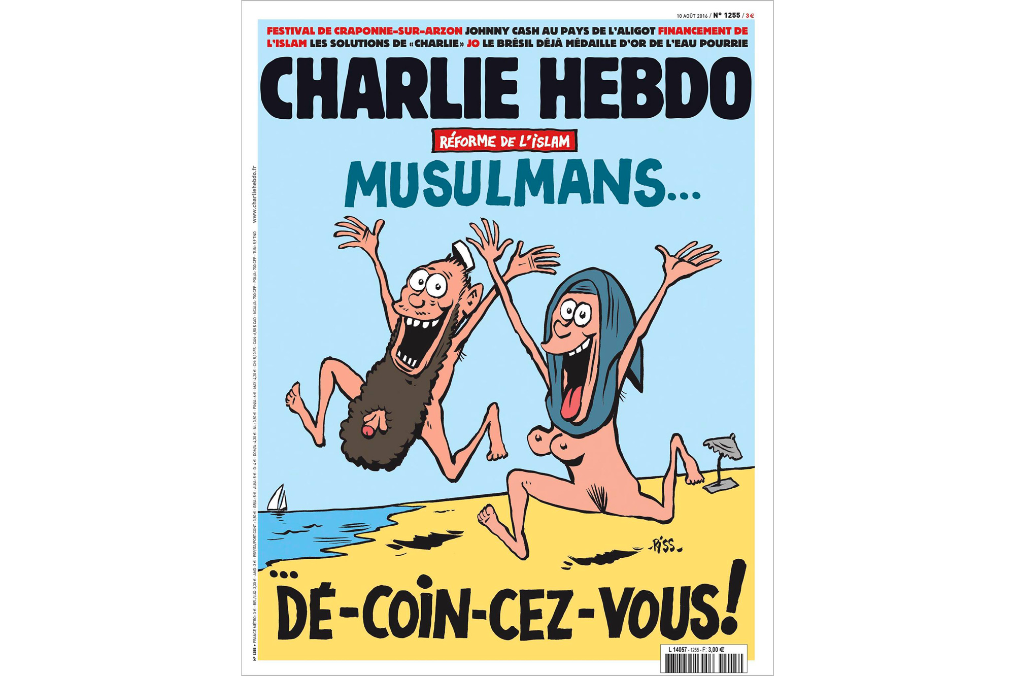 Последняя обложка Шарли Эбдо