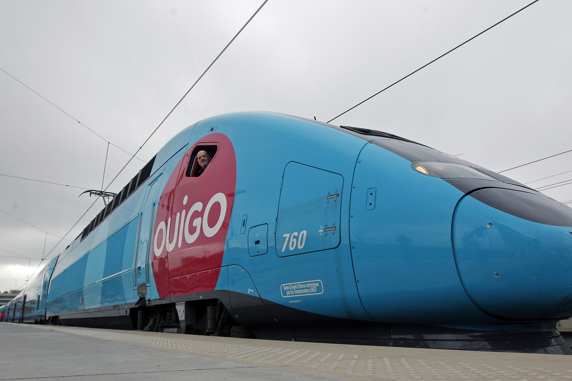 SNCF Ouigo au départ de ParisGare de Lyon en décembre