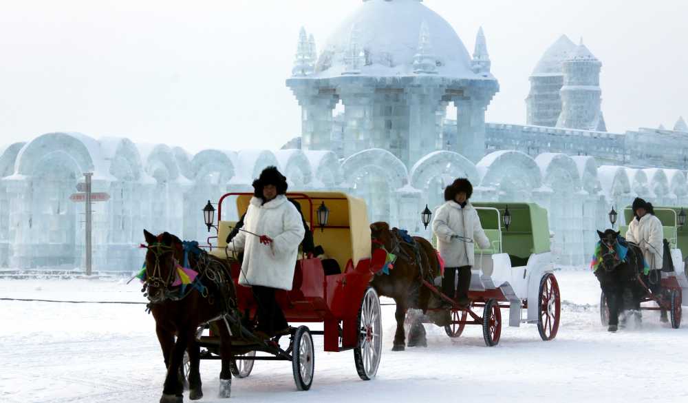 Art sur glace: le rendez-vous d'Harbin