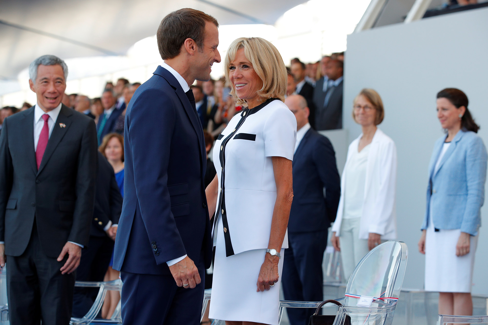 Brigitte Macron a assisté au défilé du 14 juillet