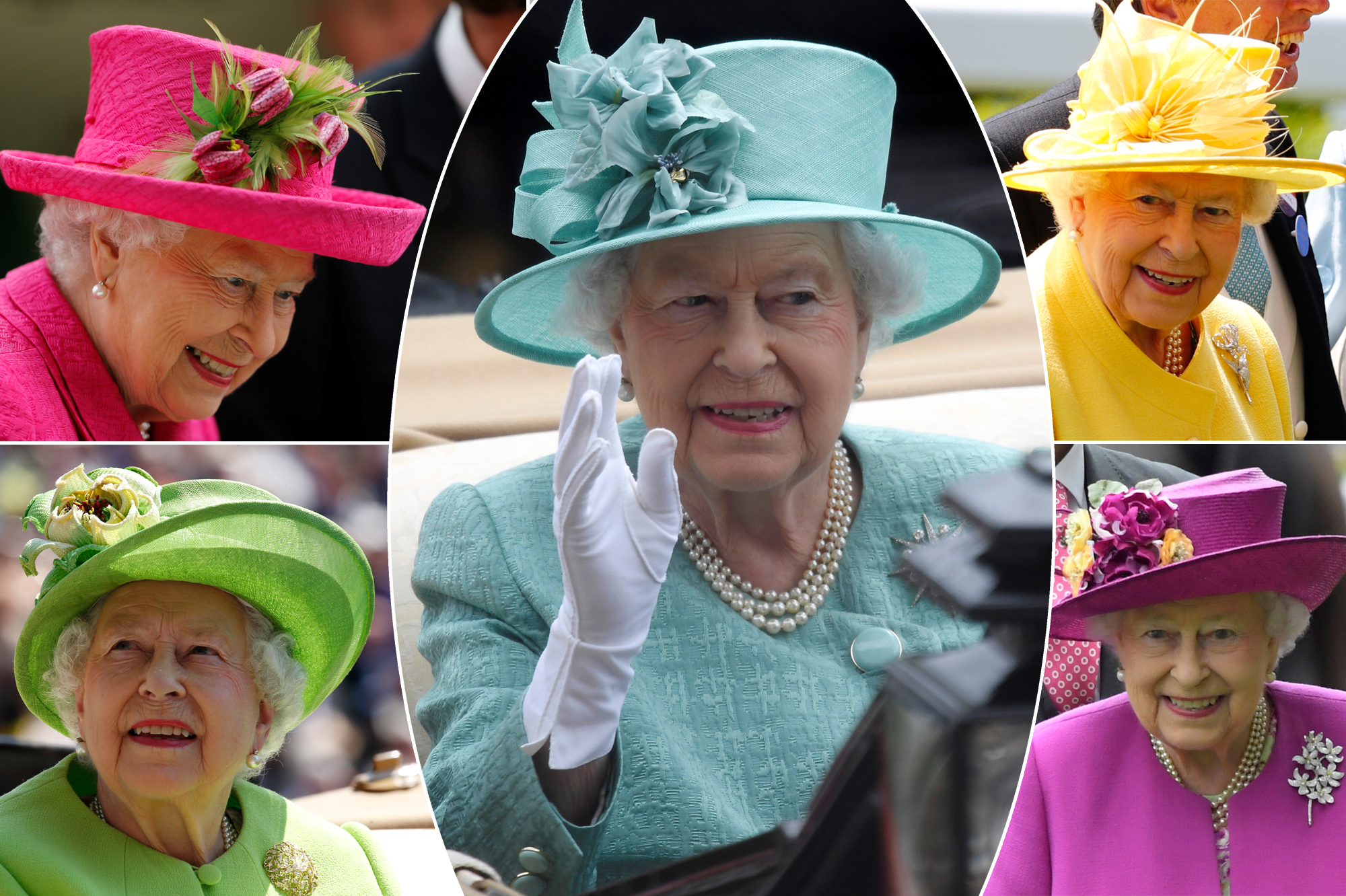 Royal Style Elizabeth II, reine arcenciel à Ascot