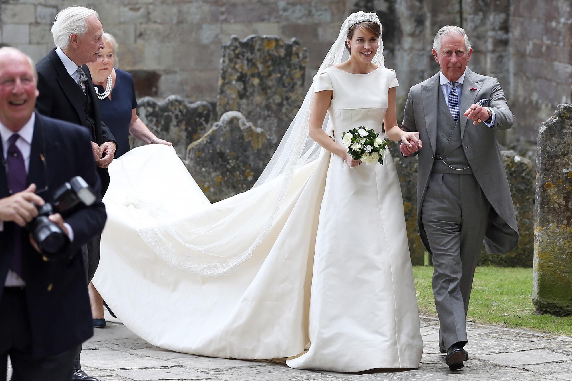 Charles joue le père de la