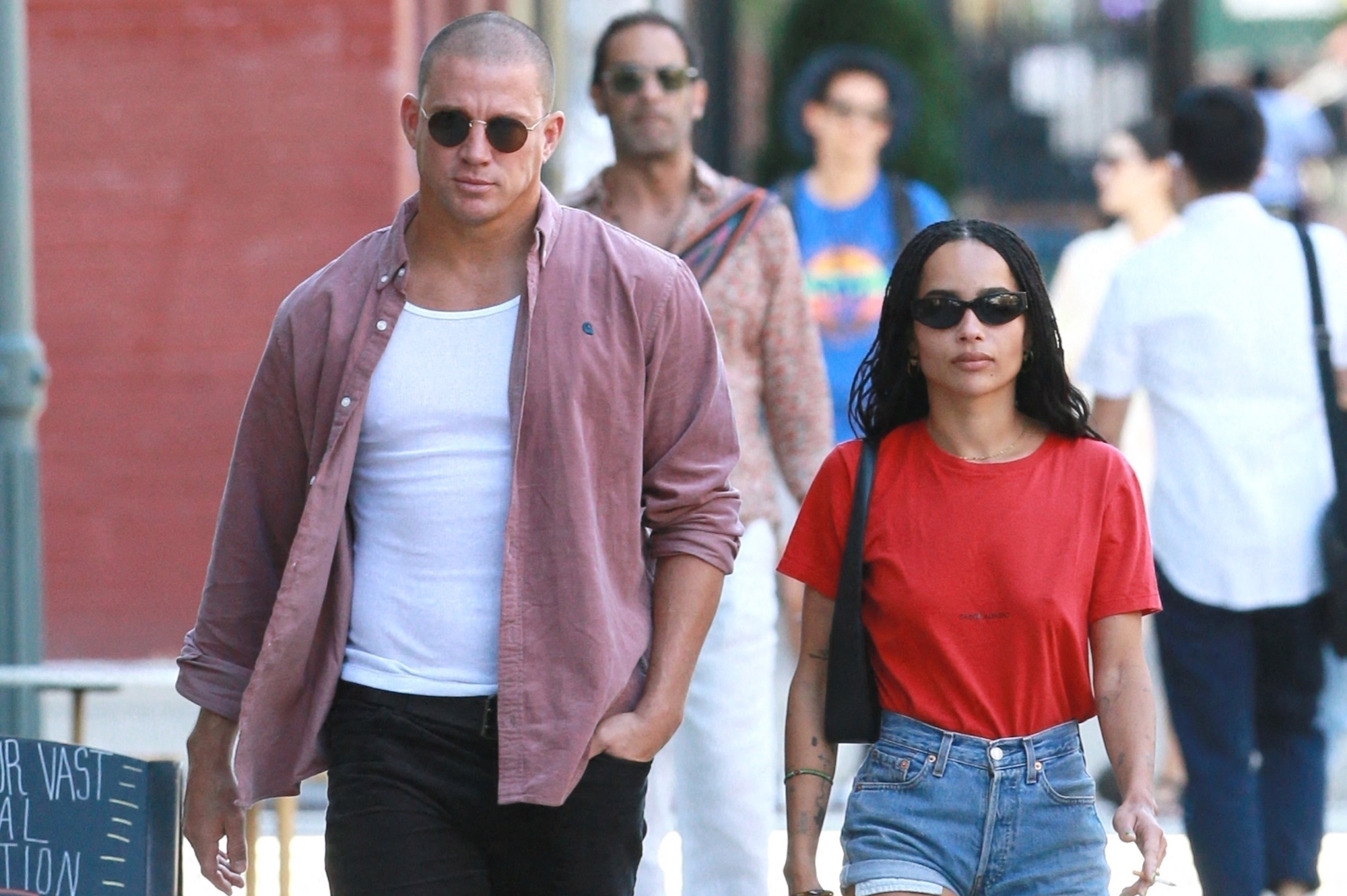 Zoë Kravitz «incroyablement heureuse» avec Channing Tatum