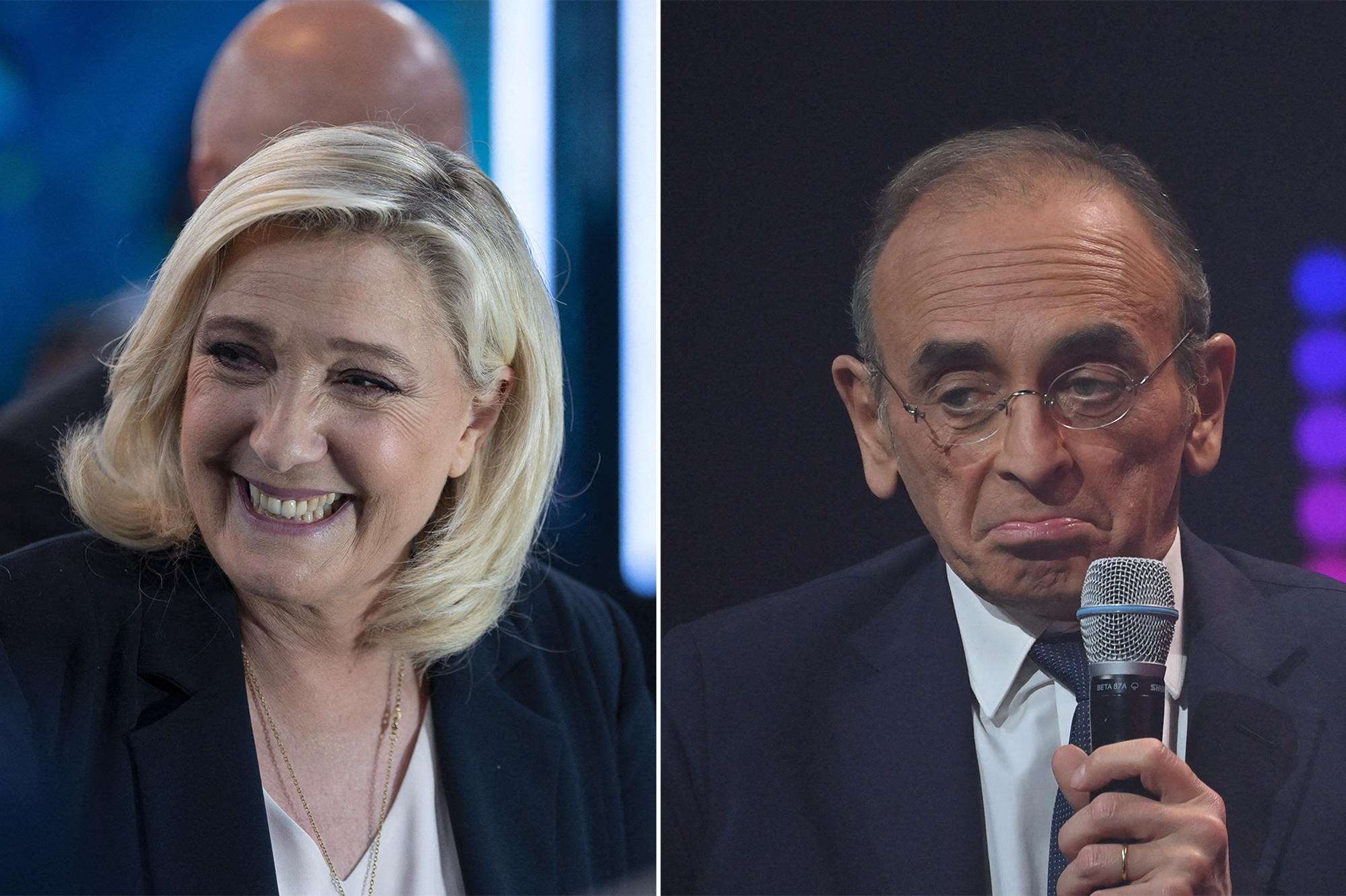 le pen et zemmour