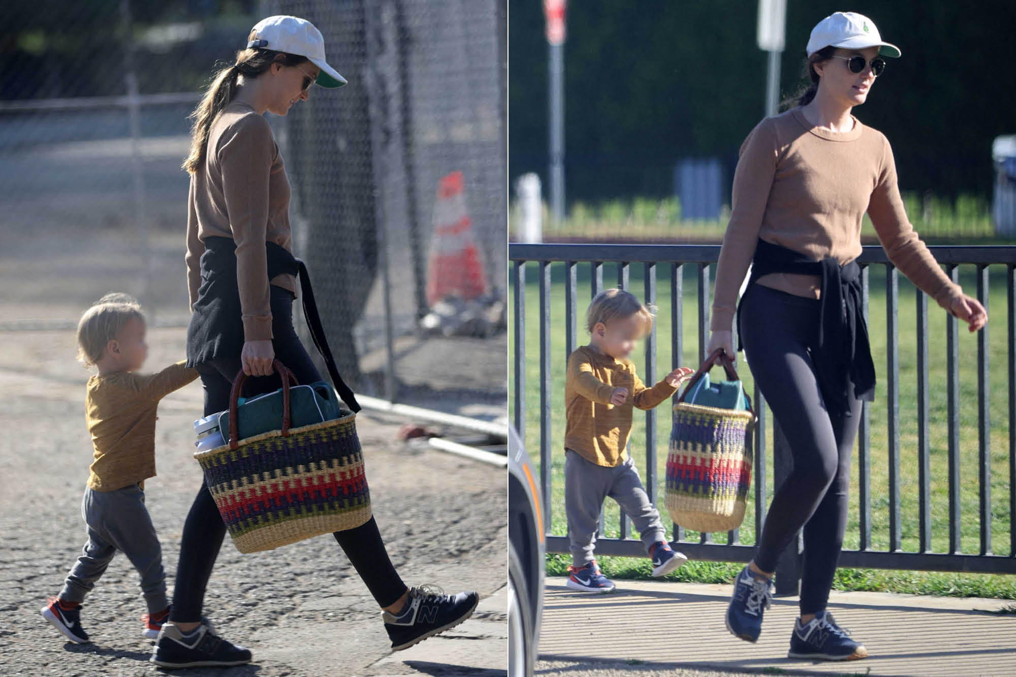 Leighton Meester, out for a walk with his son - Celebrity Gossip News