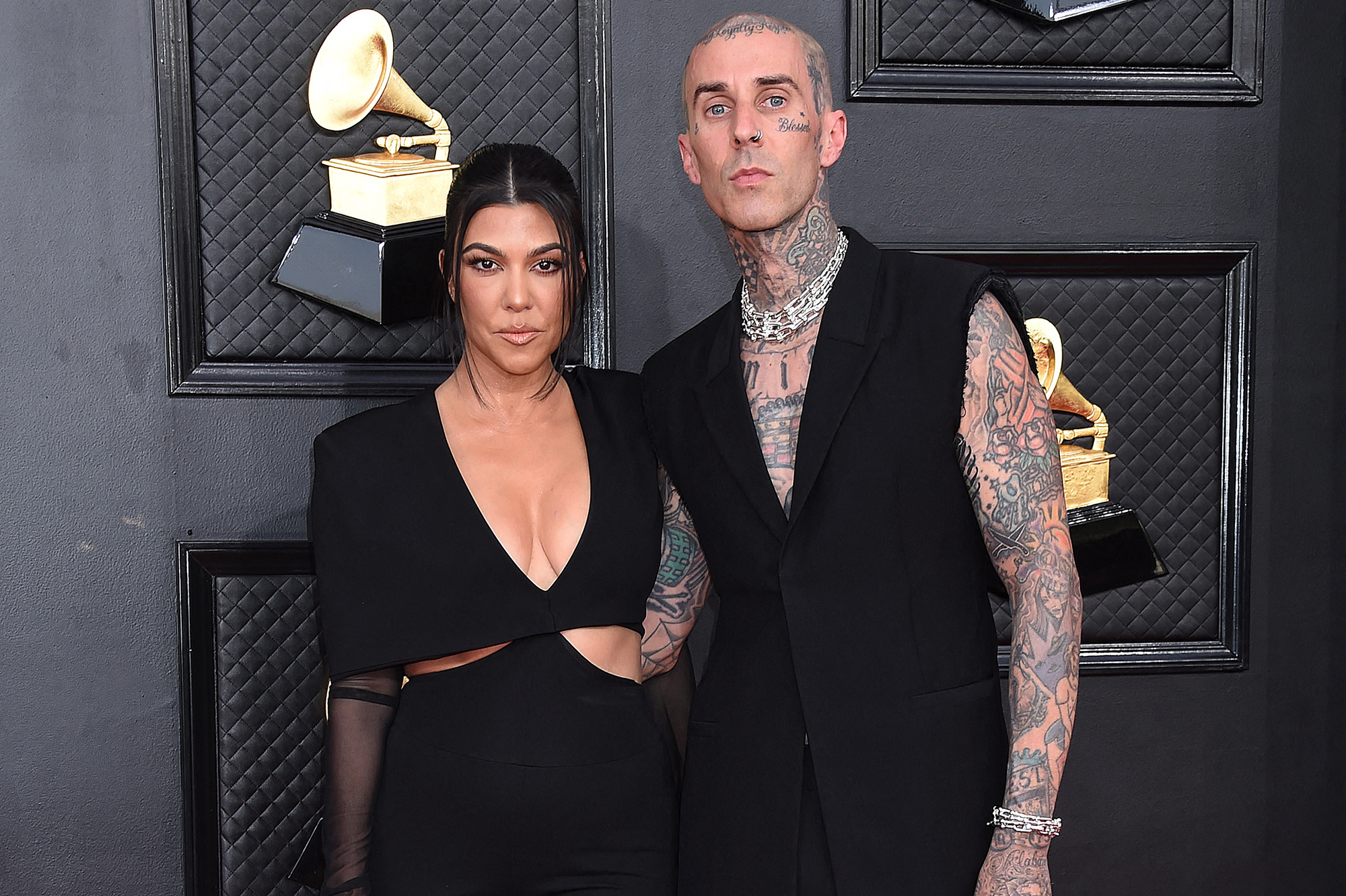 Kourtney Kardashian reveals photos from her wedding to Travis Barker