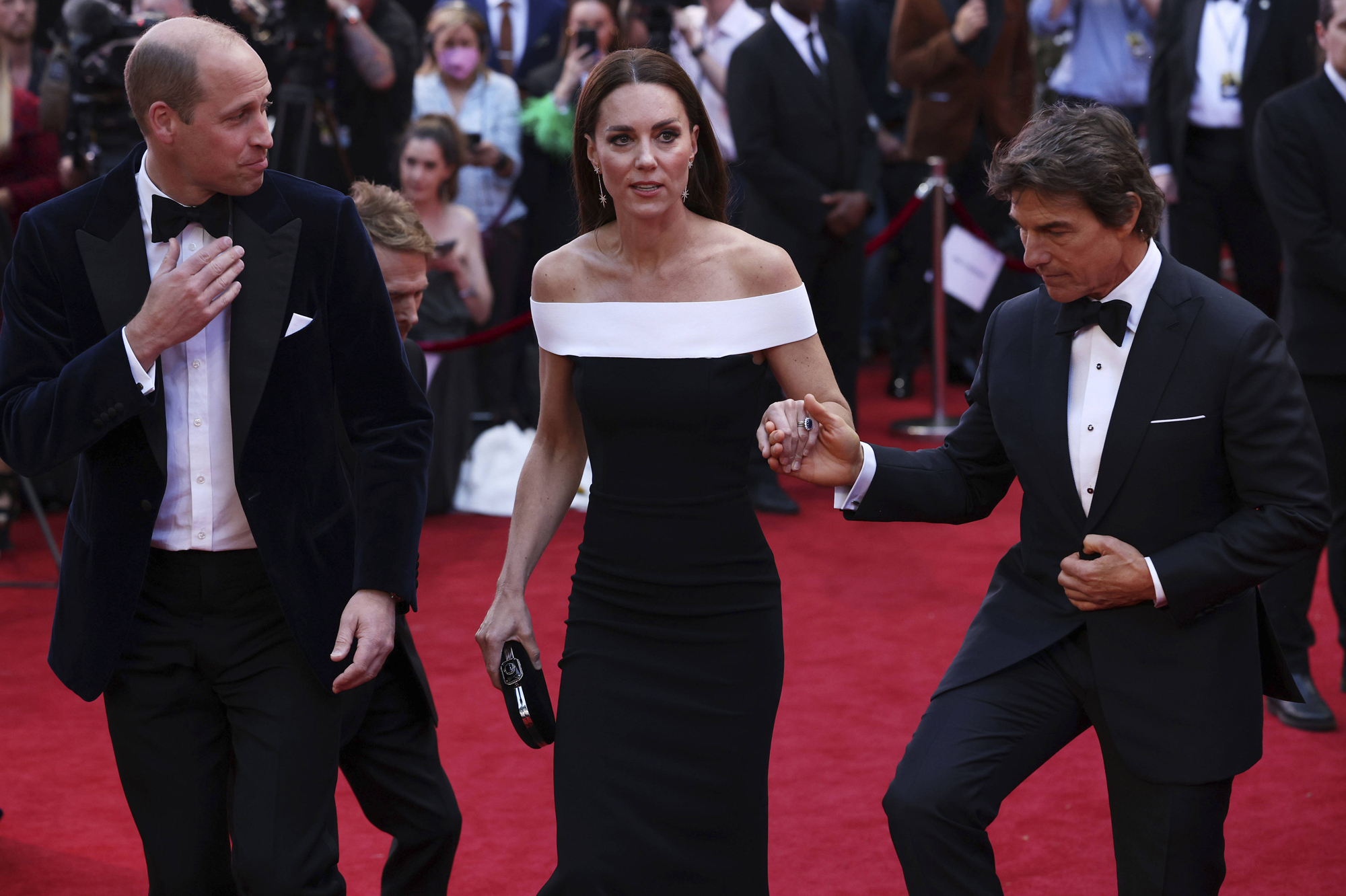 Kate Middleton, sublime à la Première mondiale de «Top Gun : Maverick» avec Tom Cruise