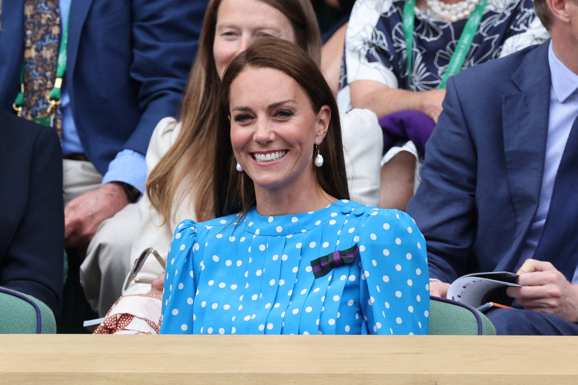Kate Middleton, radieuse et en famille pour sa première apparition à Wimbledon