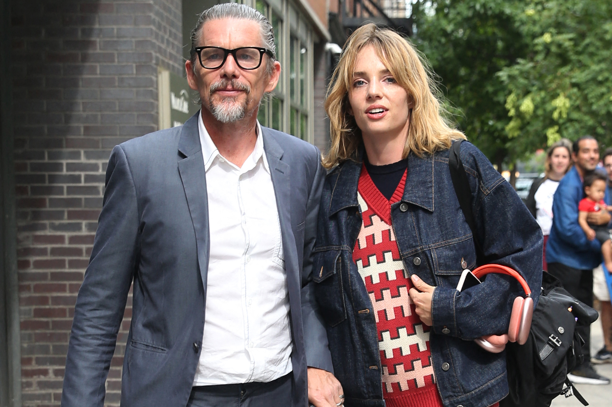 Ethan and Maya Hawke, father-daughter trip to New York