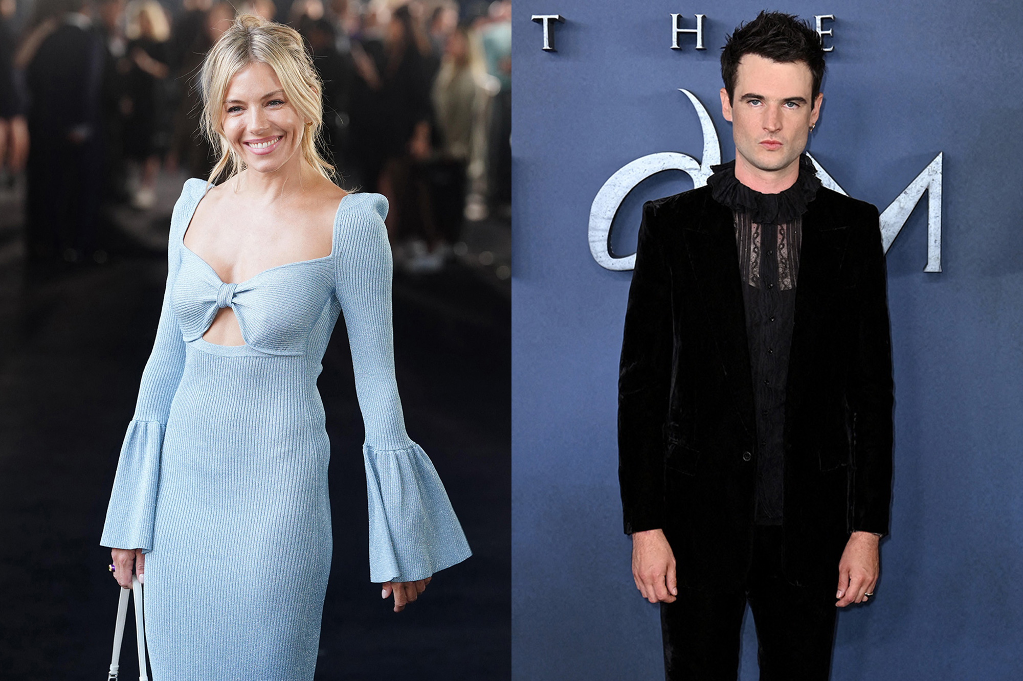 Sienna Miller radiant to support her ex Tom Sturridge, at the premiere