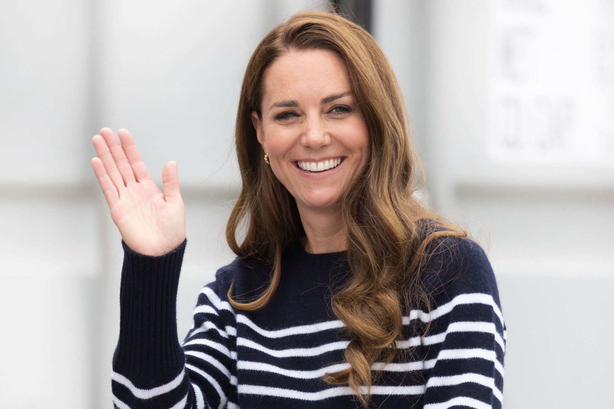 Kate Middleton en plein salut