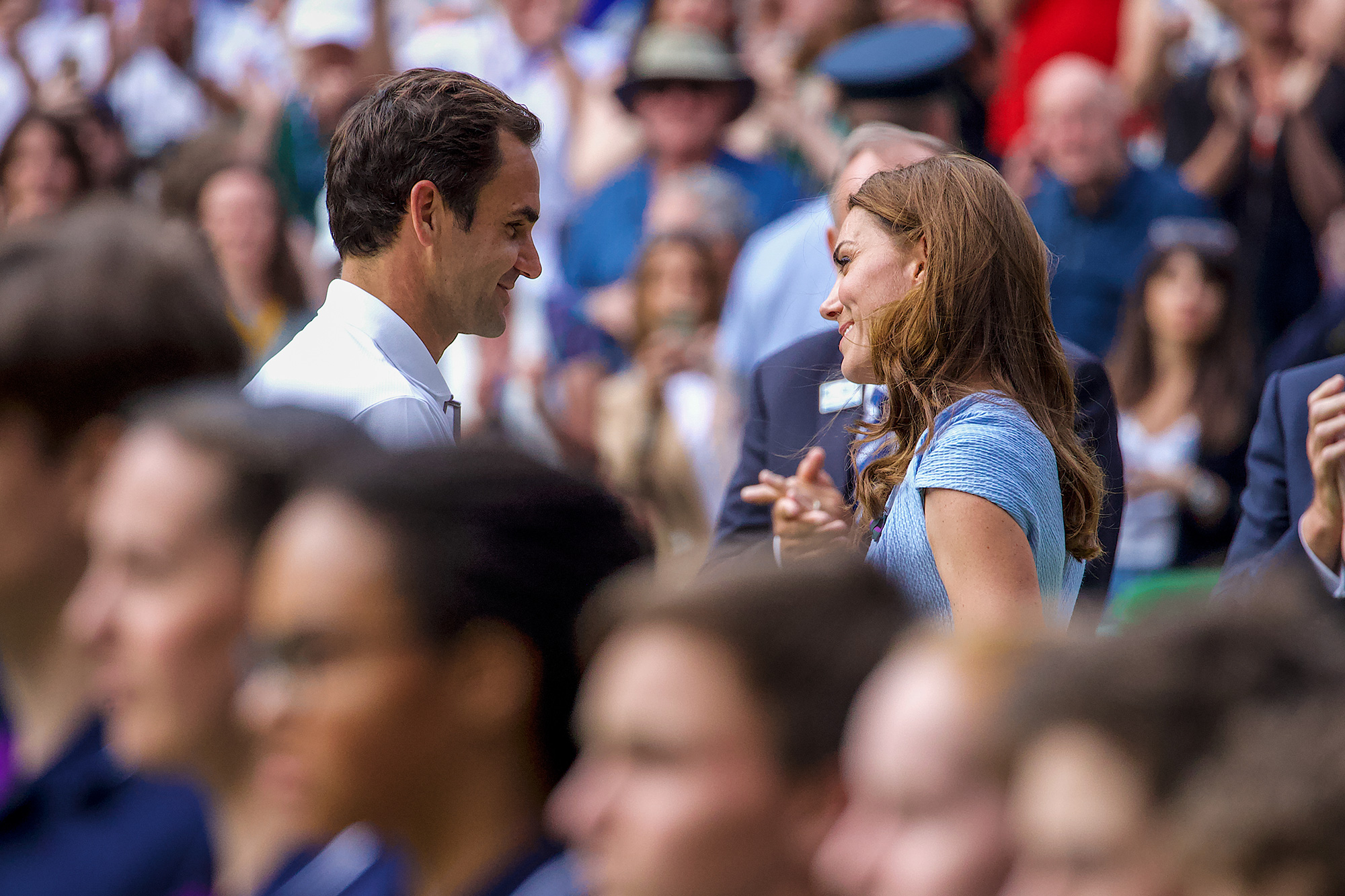 Kate Middleton a rendez-vous sur le court avec...Roger Federer