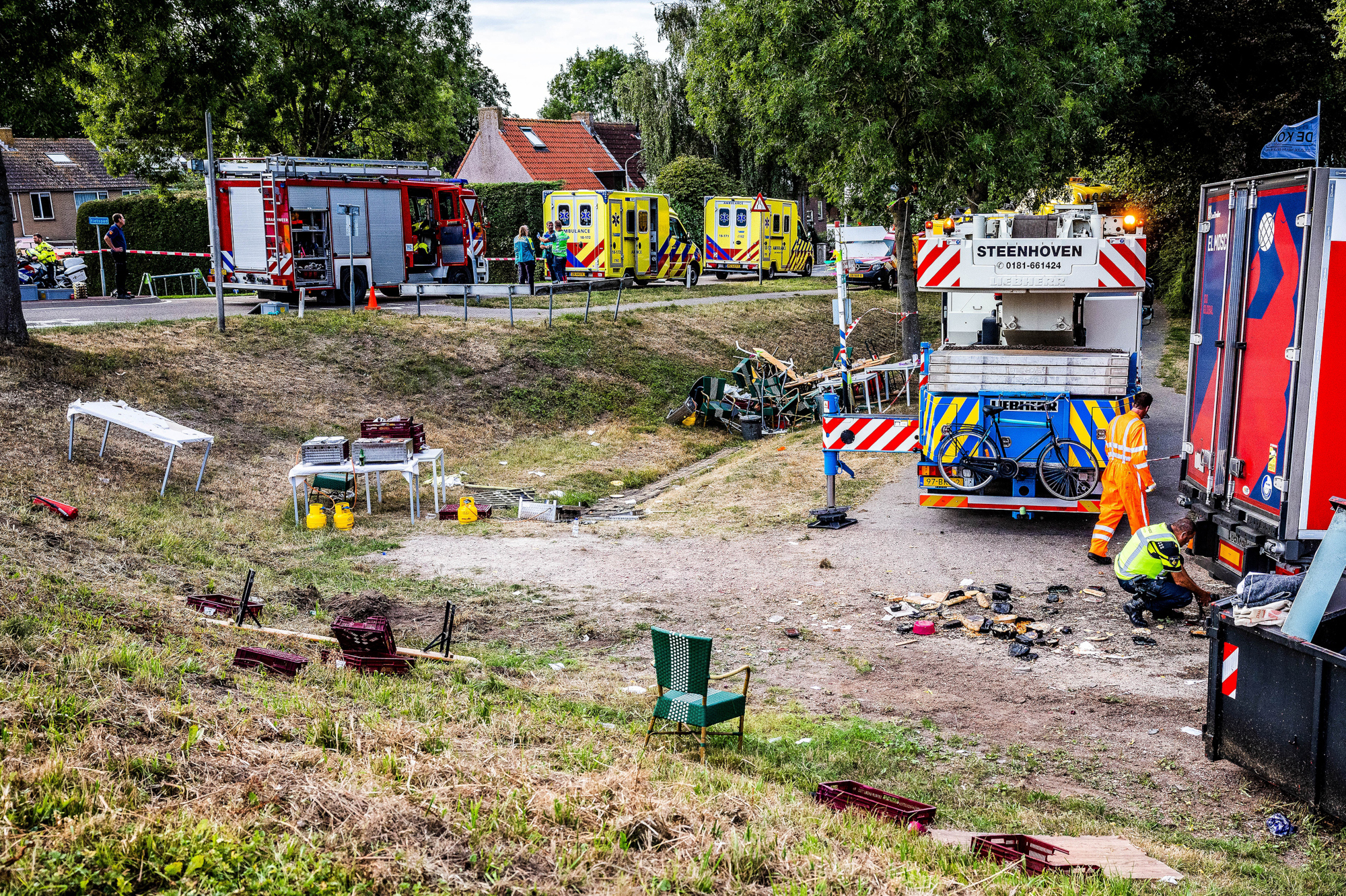 Crazy truck crashes into a barbecue, killing six and injuring seven