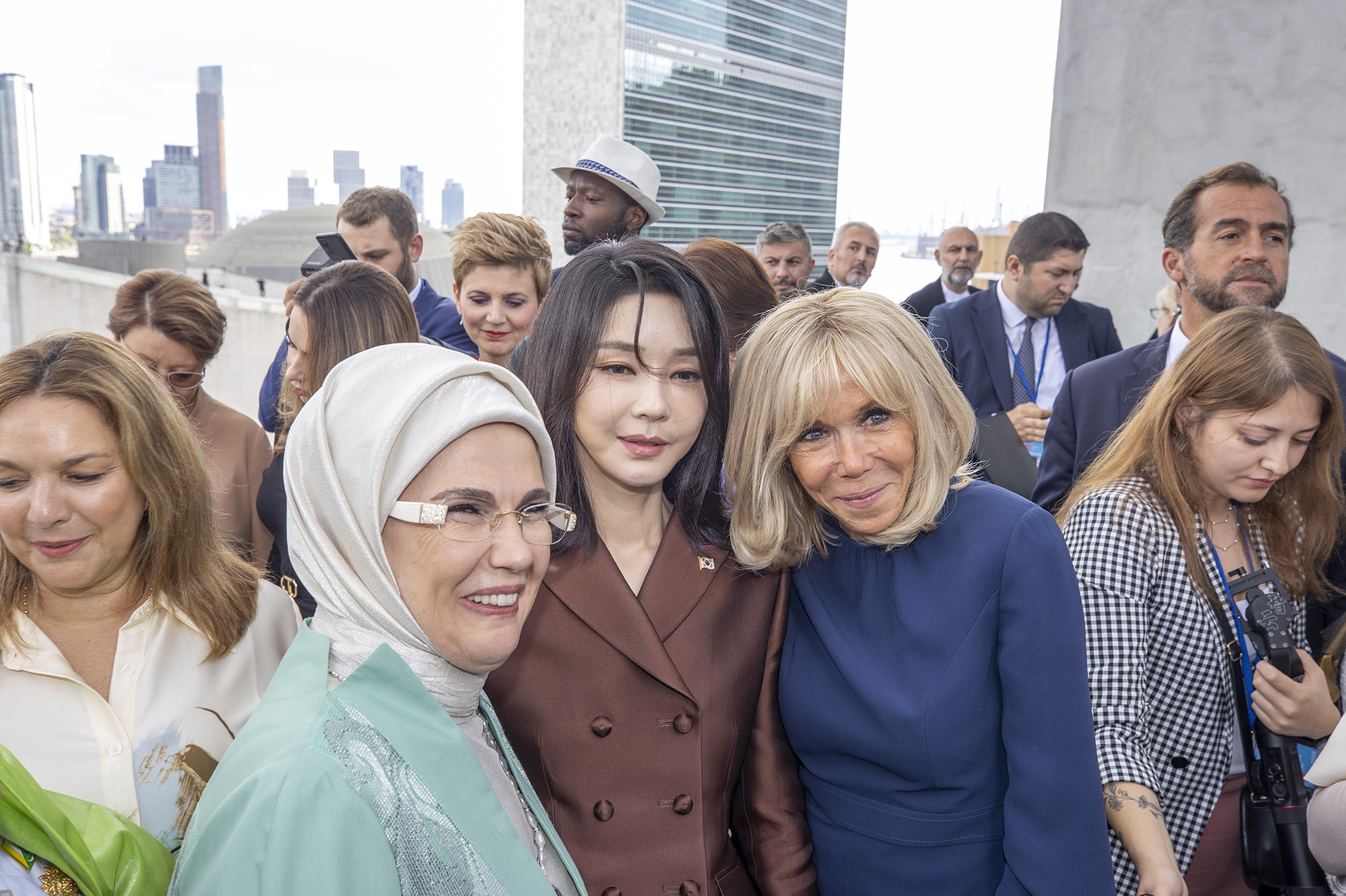 Brigitte Macron’s marathon in New York