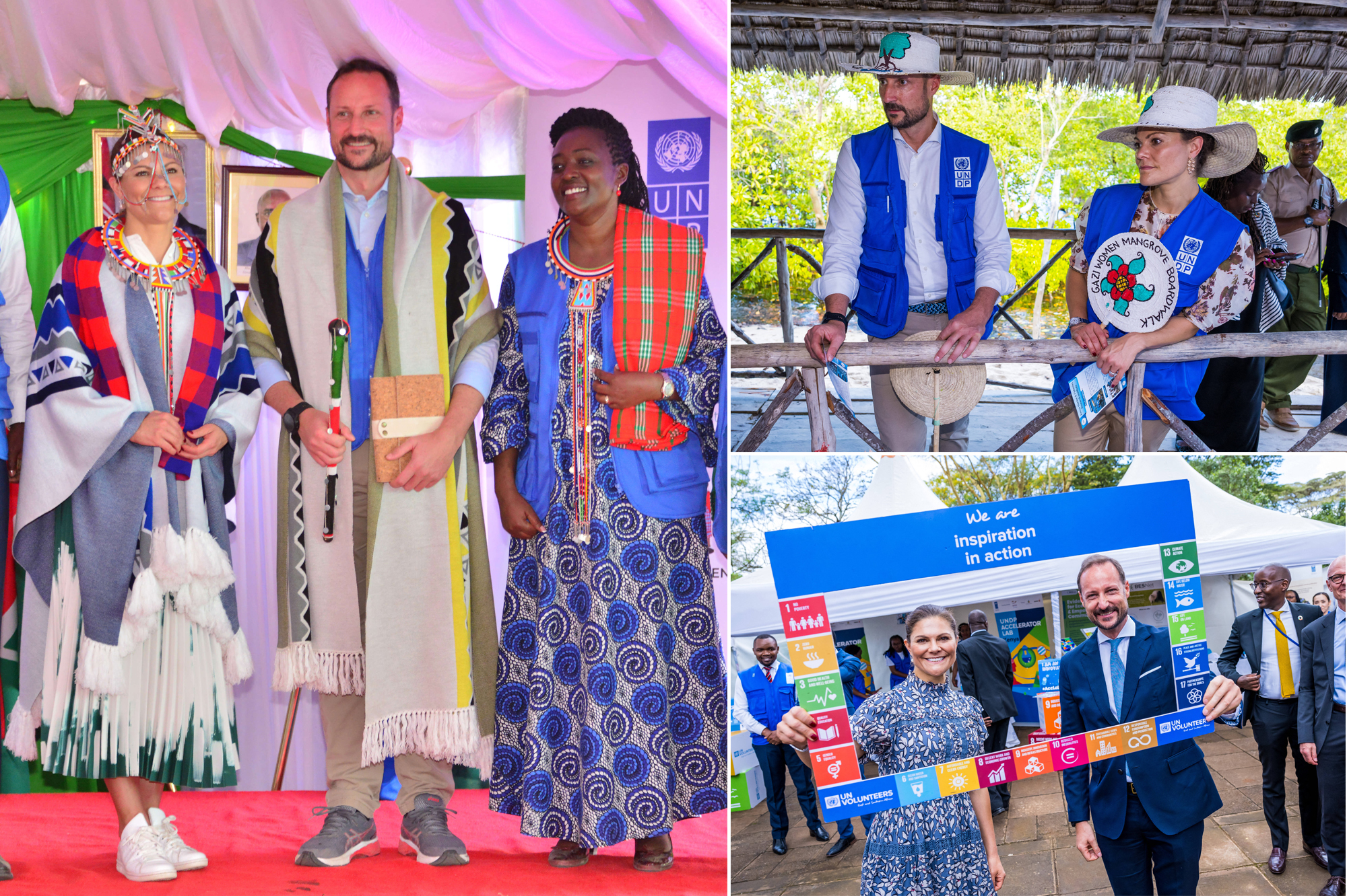 Prinsesse Victoria og Prins Haakon, deres felles besøk til Kenya i 20 utvalgte bilder